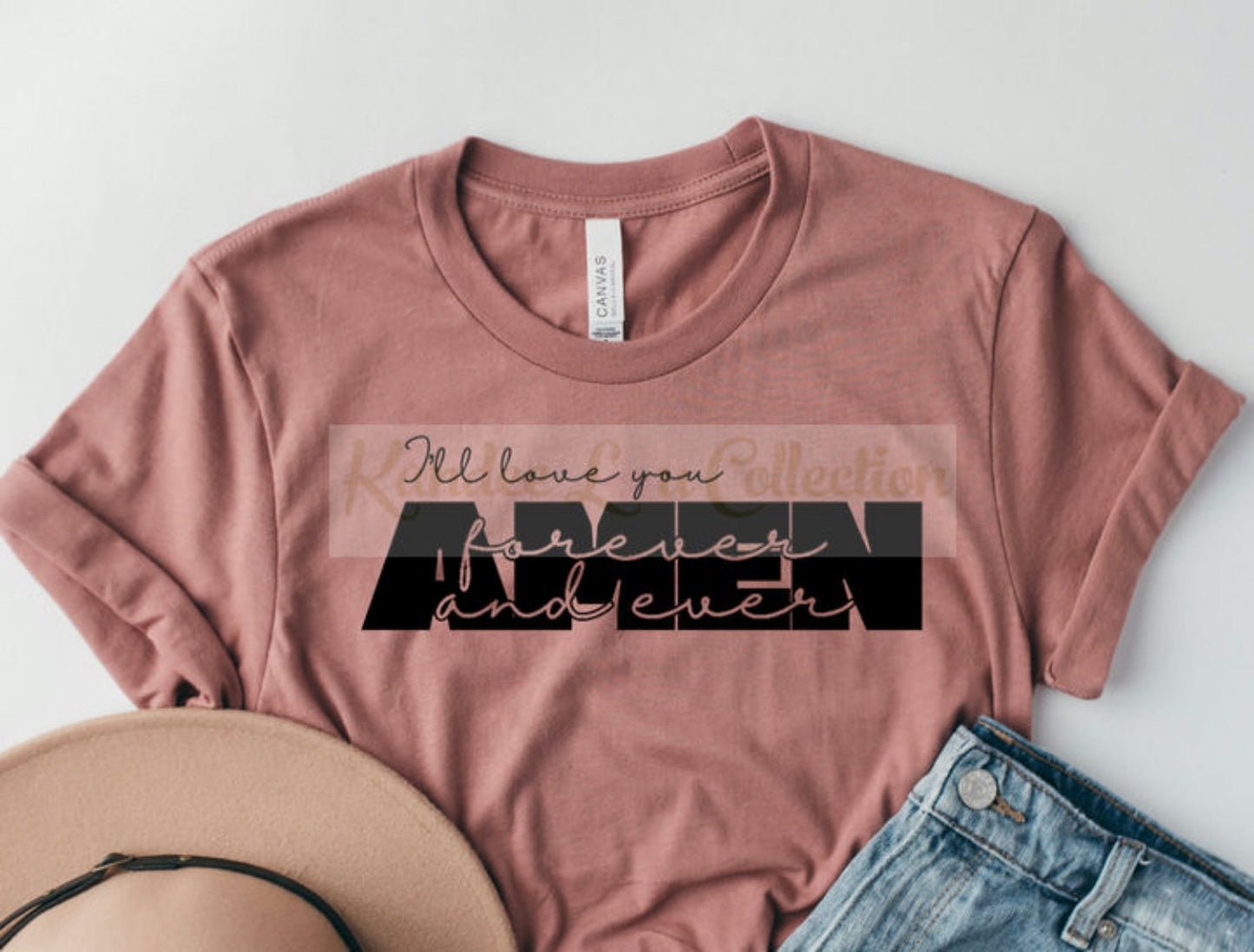 I'll love you forever- Amen (black font) image 0