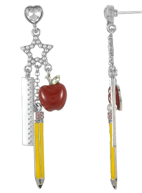 Teacher Ruler Earrings