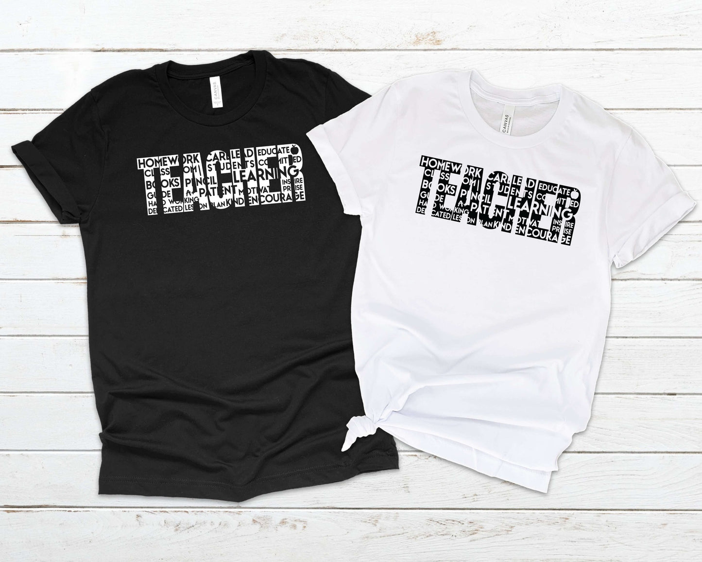 TEACHER Word Art T-Shirt – More Than Just a Word