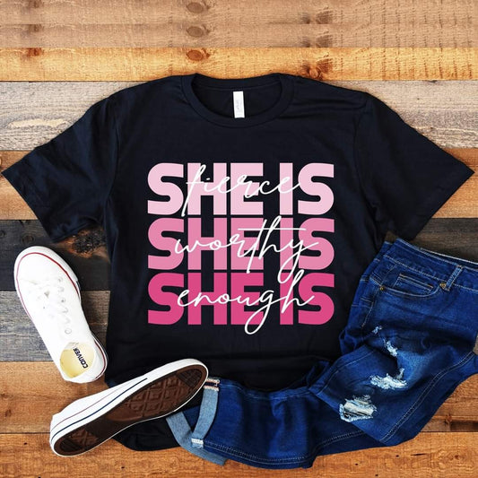 She is  image 0