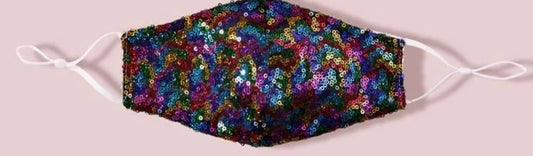 Multi color sequin mask image 0