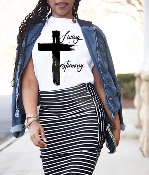 Living testimony- Black font image 0