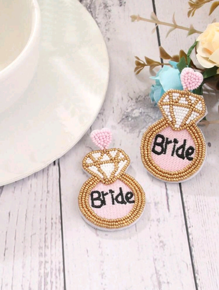 MRS. gold earrings  image 0