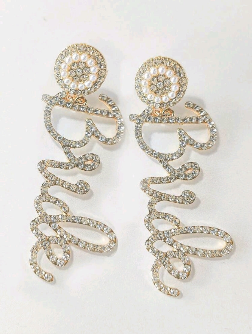 Rhinestone Bride earrings  image 0