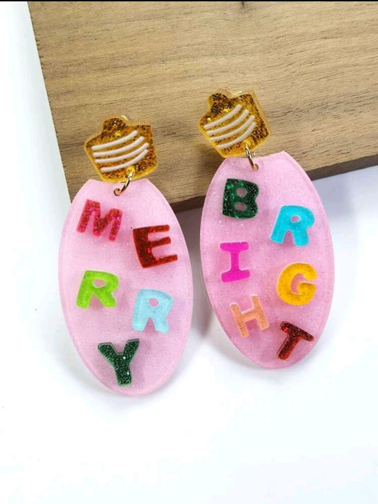 Merry and Bright Ornament Earrings  image 0