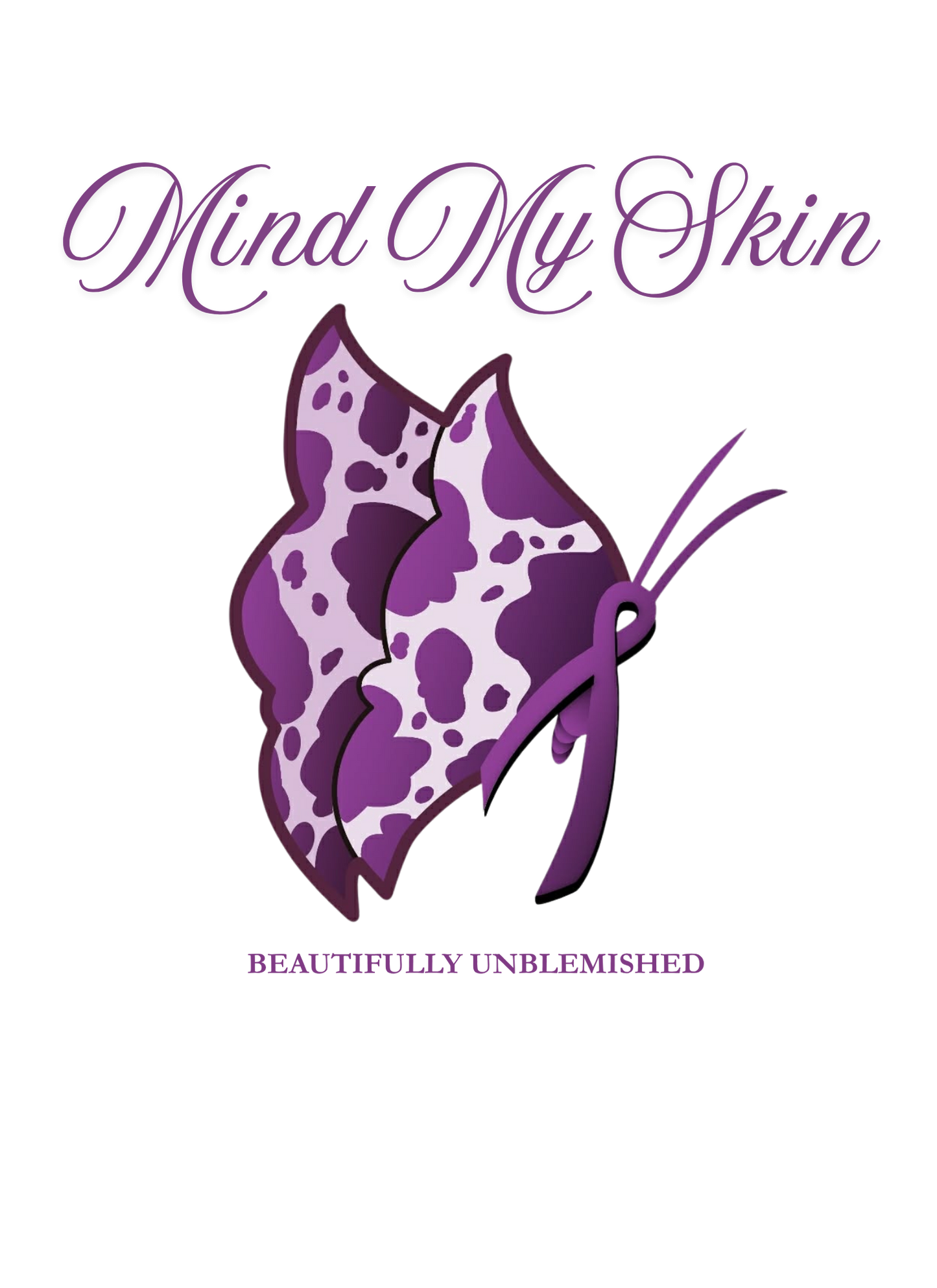Custom vinyl logo- Beautifully Unblemished