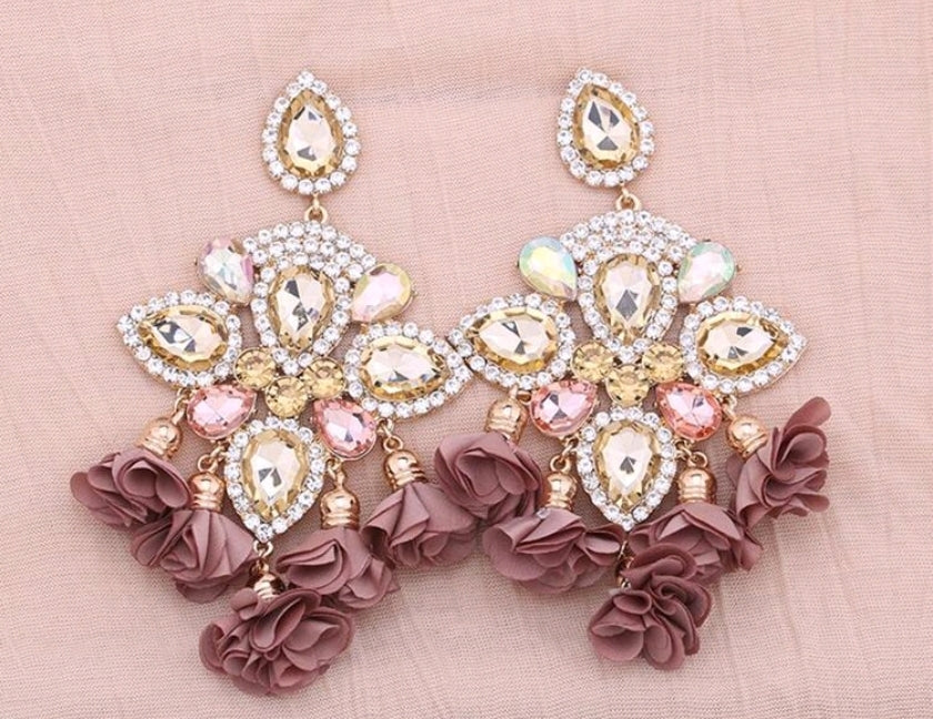 Rhinestone Petal Glam