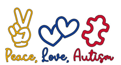 Peace love autism image 0