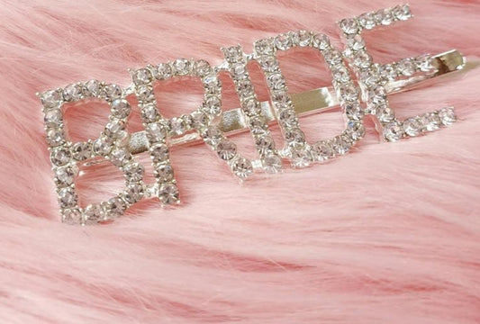Silver Bride hair clip  image 0
