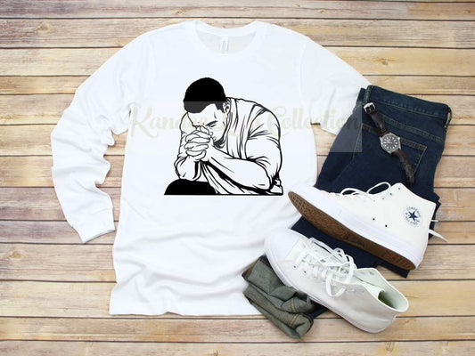 Praying man image 0