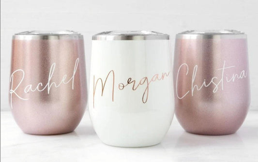 Personalized 12 OZ Tumbler Cup with Lids image 0