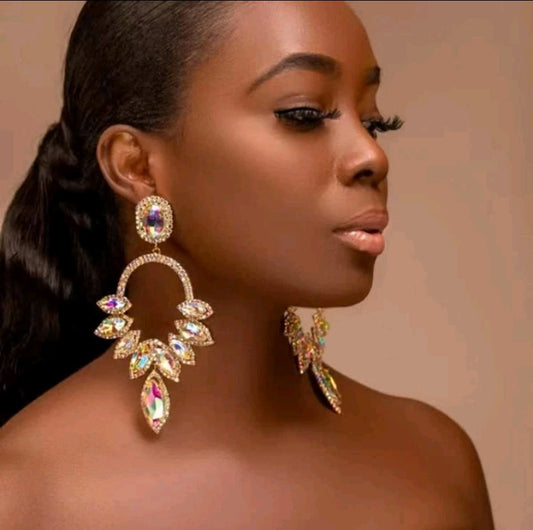 Glamorous Rhinestone Drop earrings  image 0