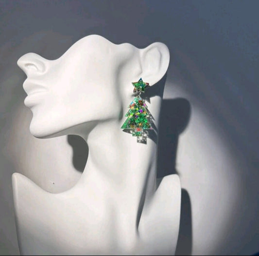 OH Christmas Tree earrings image 0