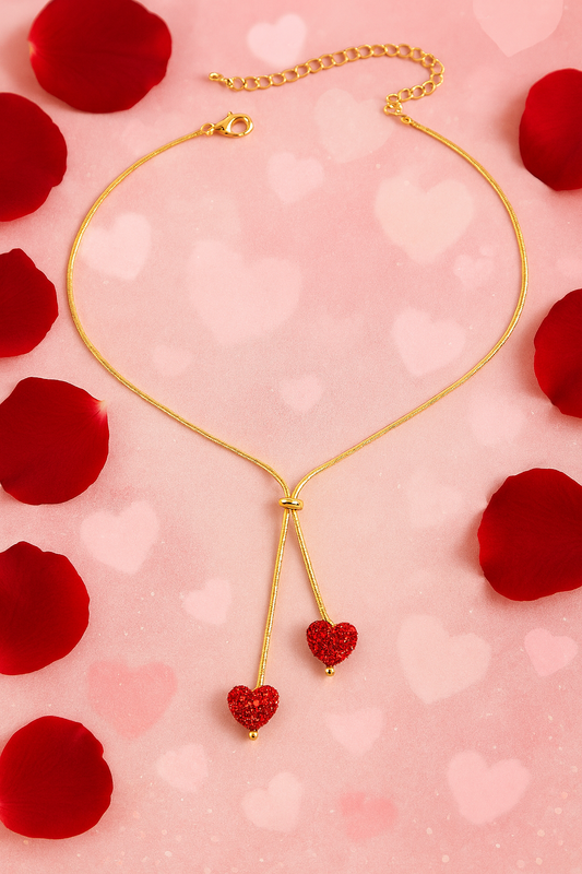 2 hearts Necklace