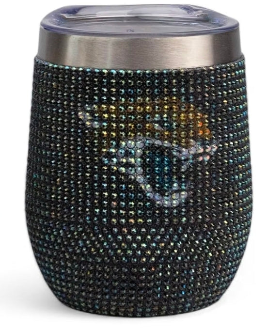 🏈 Bling Football Themed Stemless tumbler