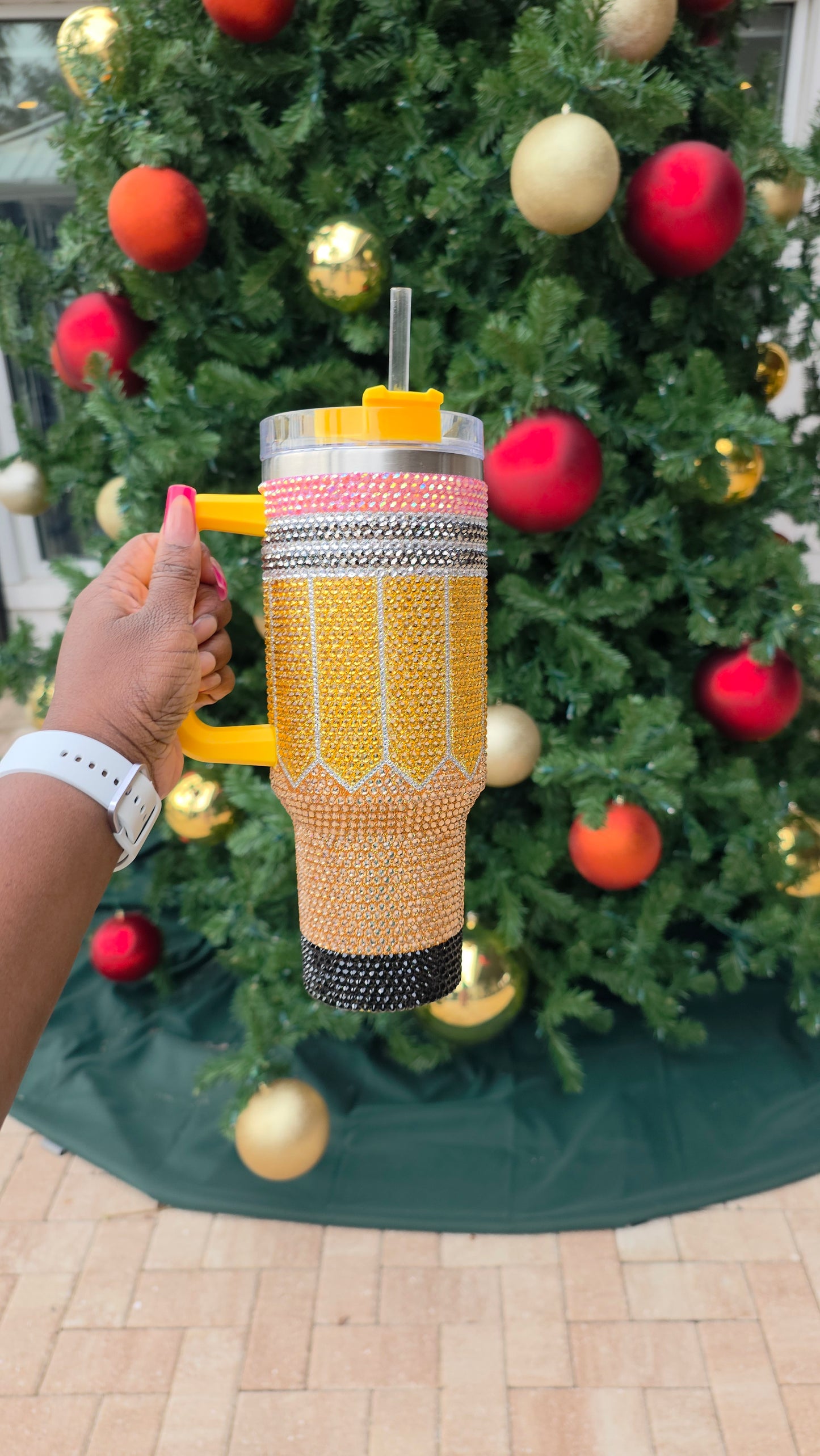 Bling pencil 40 oz Tumbler Cup