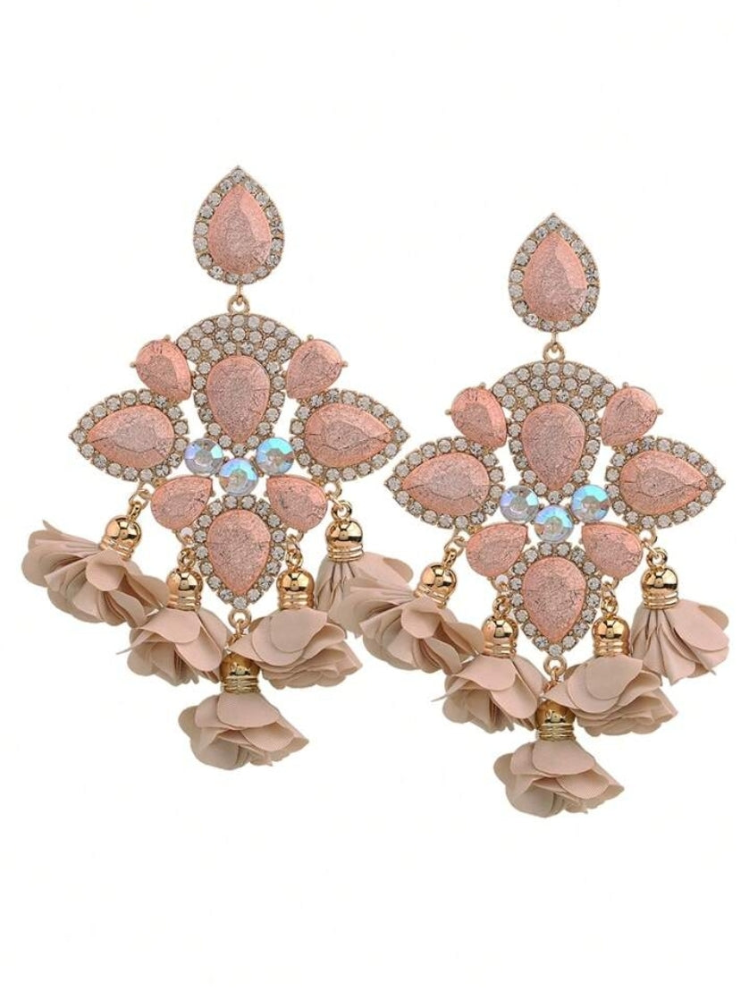 Rhinestone Petal Glam