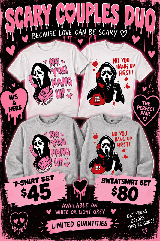 Scary Couples Duo Set 💗🔪🖤